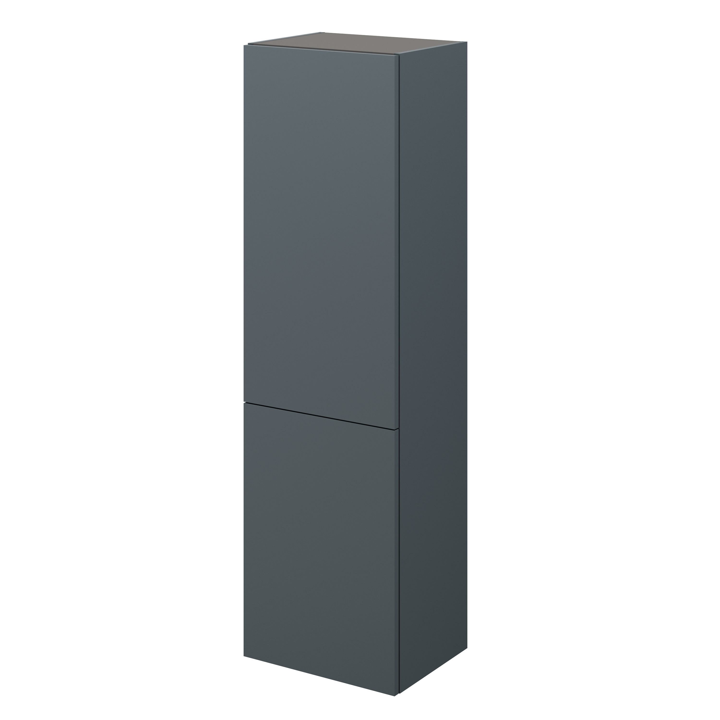 Columna de baño neo gris oscuro 45x154x35 cm
