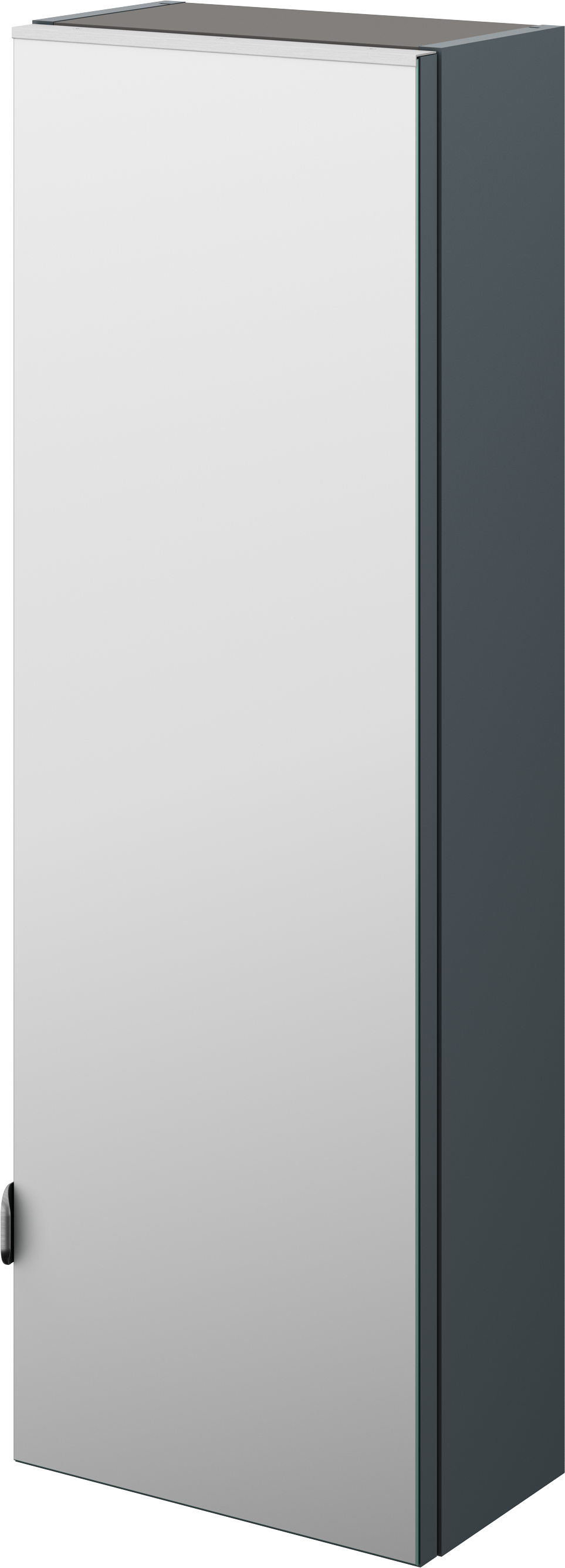 Columna de baño neo gris oscuro 30x90x17 cm