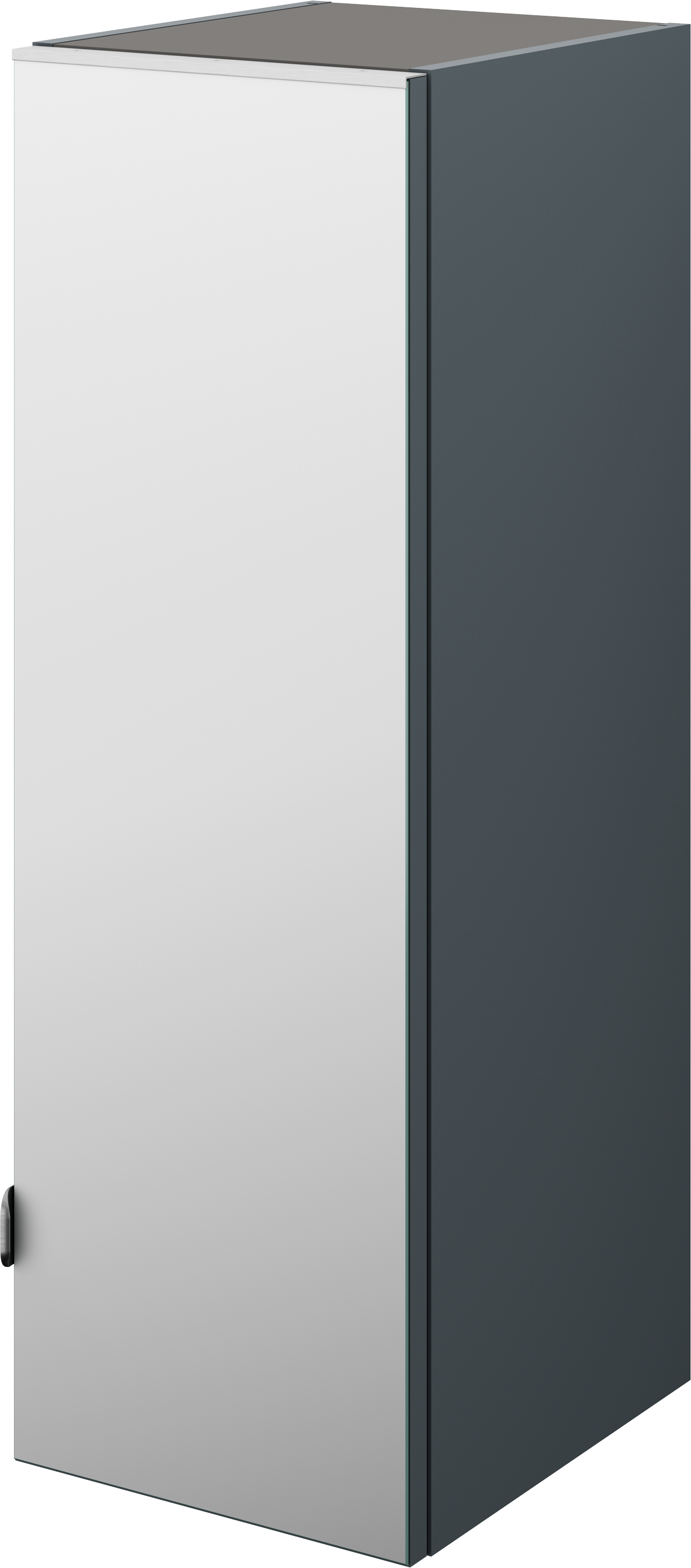 Columna de baño neo gris oscuro 30x90x35 cm