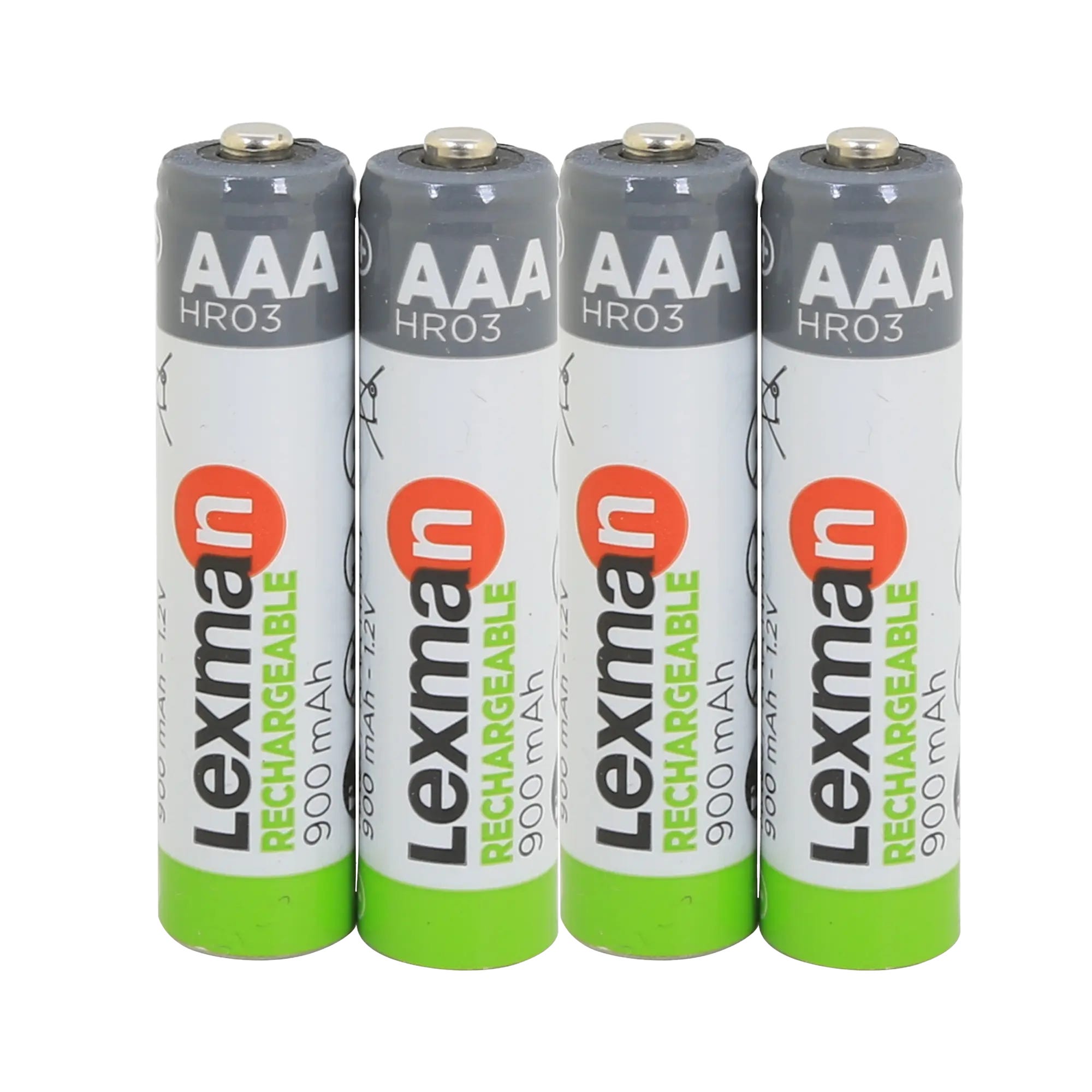 Piles AAA rechargeables Duracell (lot de 4 piles), 900 mAh, NiMH