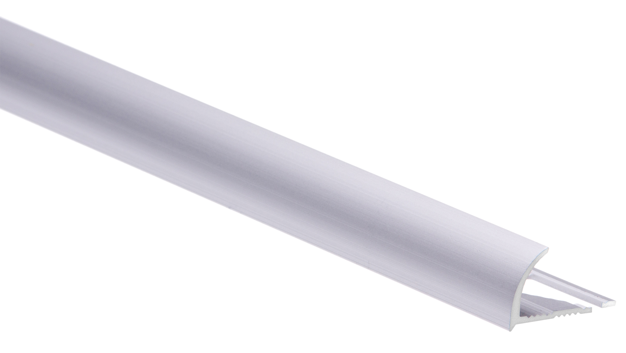 Perfil de ángulo externo de aluminio 1.2x250 cm plata