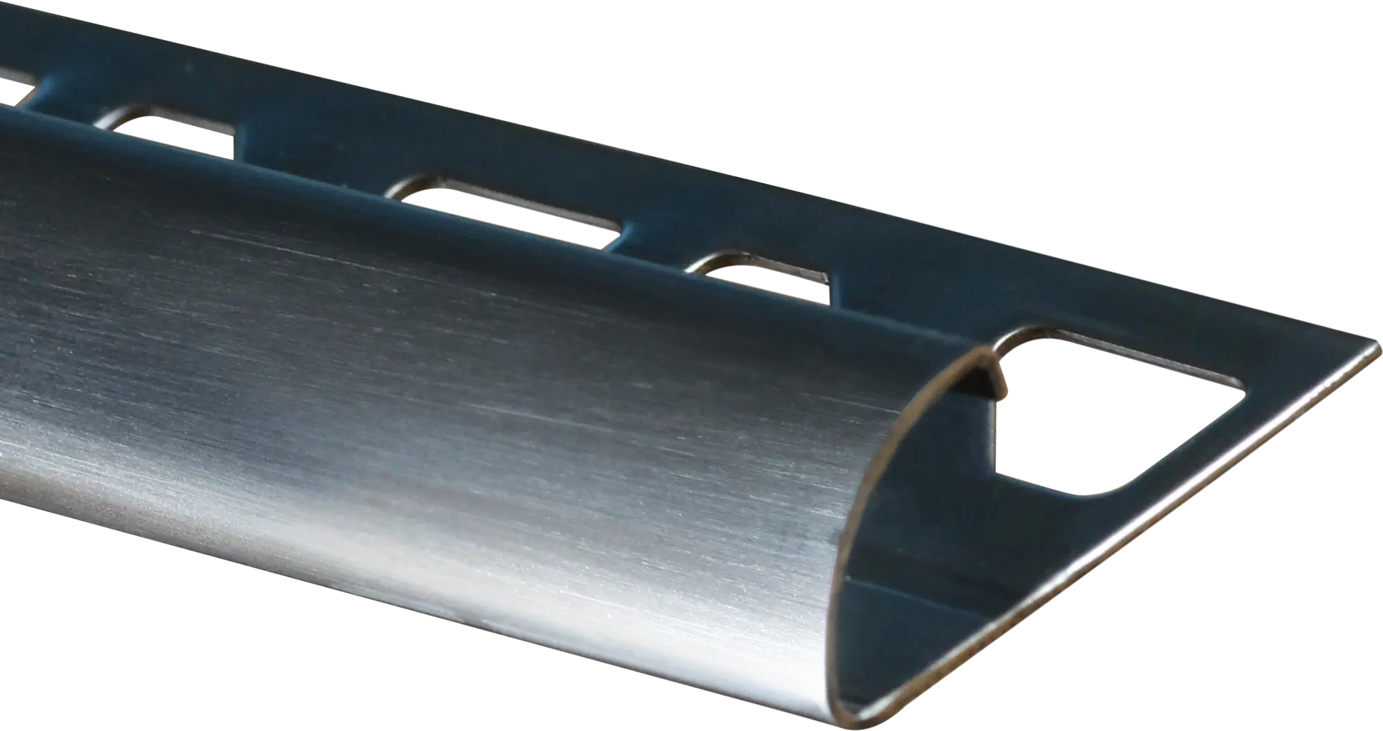 Perfil de ángulo externo de acero inoxidable 1.2x250 cm acero cepillado