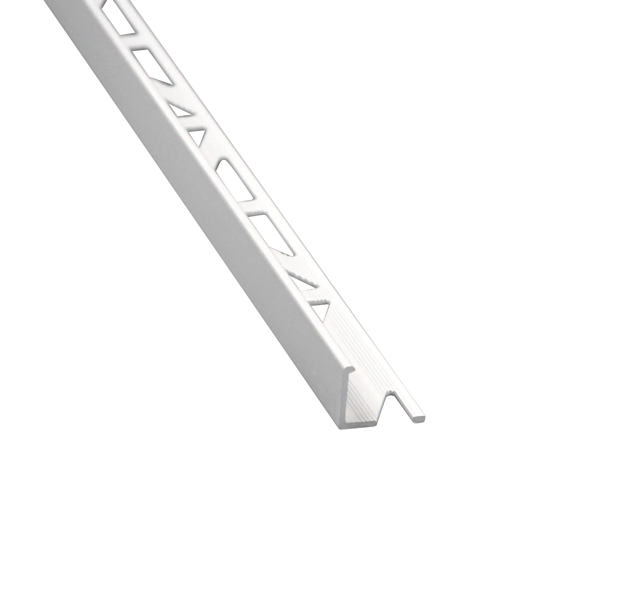 Perfil de ángulo externo de aluminio 1.2x250 cm blanco brillo