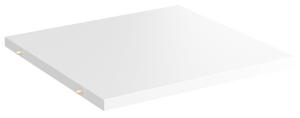 Pack 2 estantes cubo SPACEO blanco 45x27x11,5X1,2 cm