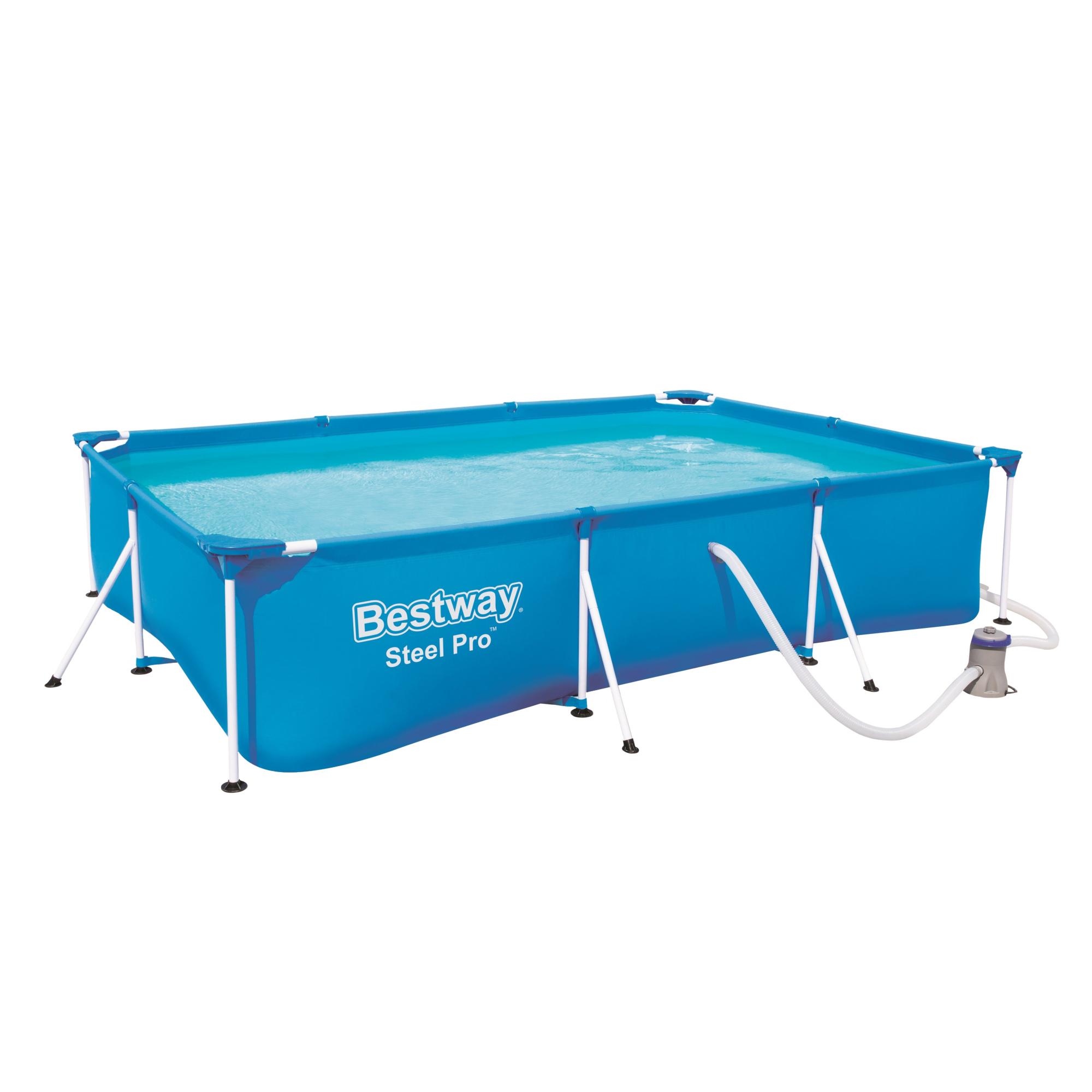 Piscina tubular de pvc rectangular bestway 3x2.01x0.66 m de la marca Bestway