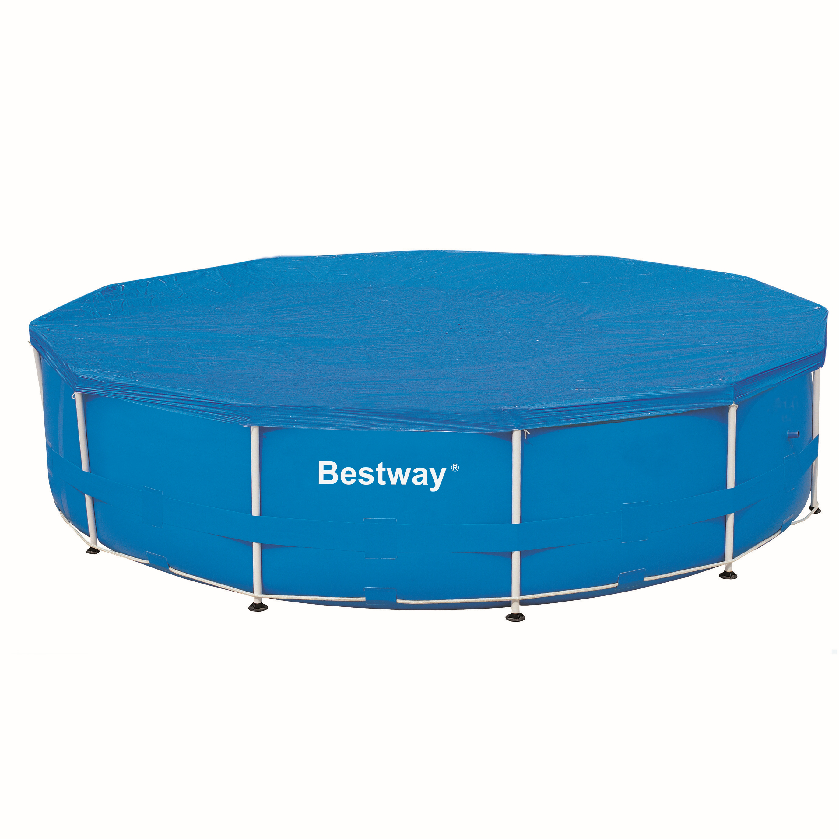 Cubierta de invierno para piscina redonda de pvc bestway 366 cm