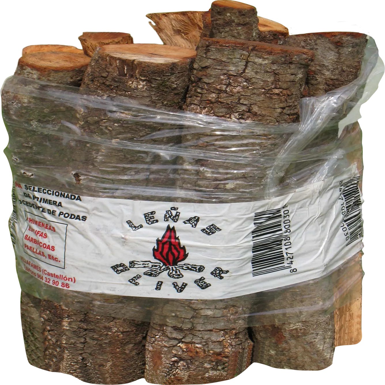 Briquetas de madera en paquete de 15 kg - Leñas Ricosan - El