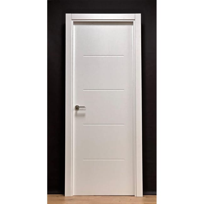 Imagen de Pack puerta maciza SAHARA de 72,5 cm DRCH + jambas+ manivela Ofertas, chollos, descuentos y cupones de Pack puerta maciza SAHARA de 72,5 cm DRCH + jambas+ manivela