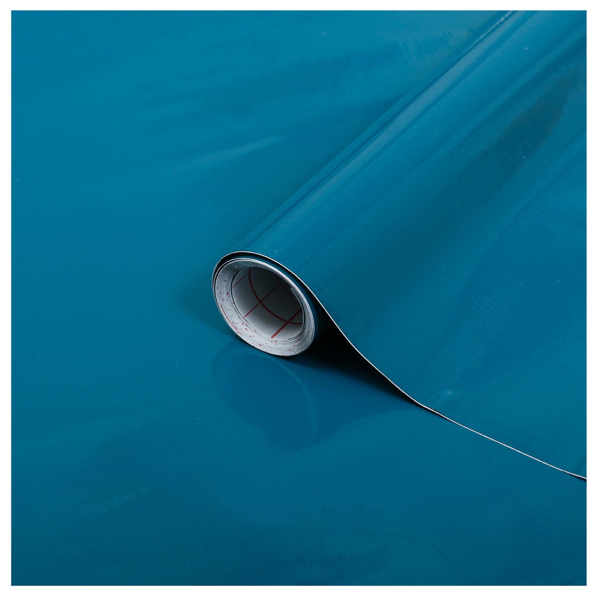 Revestimiento adhesivo mural liso azul d-c-fix petrol de0.45 x 2m