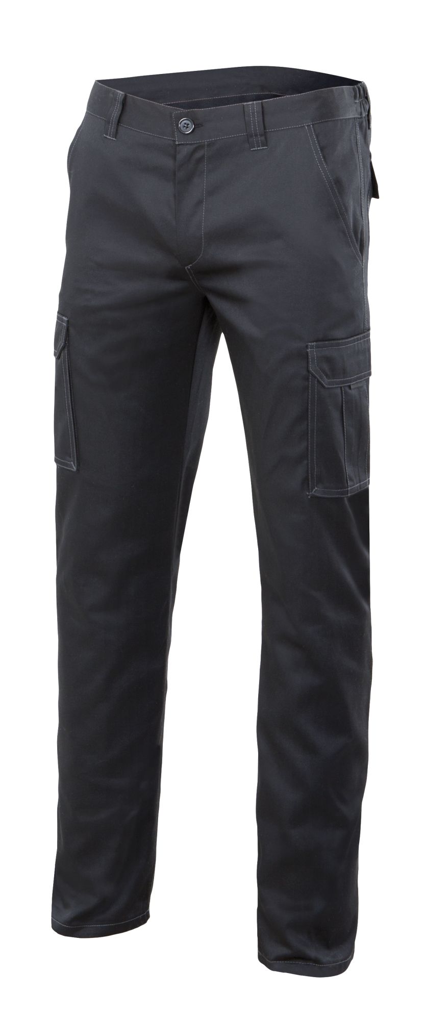 Pantalon de trabajo multibolsillo strech negro T44 Leroy Merlin