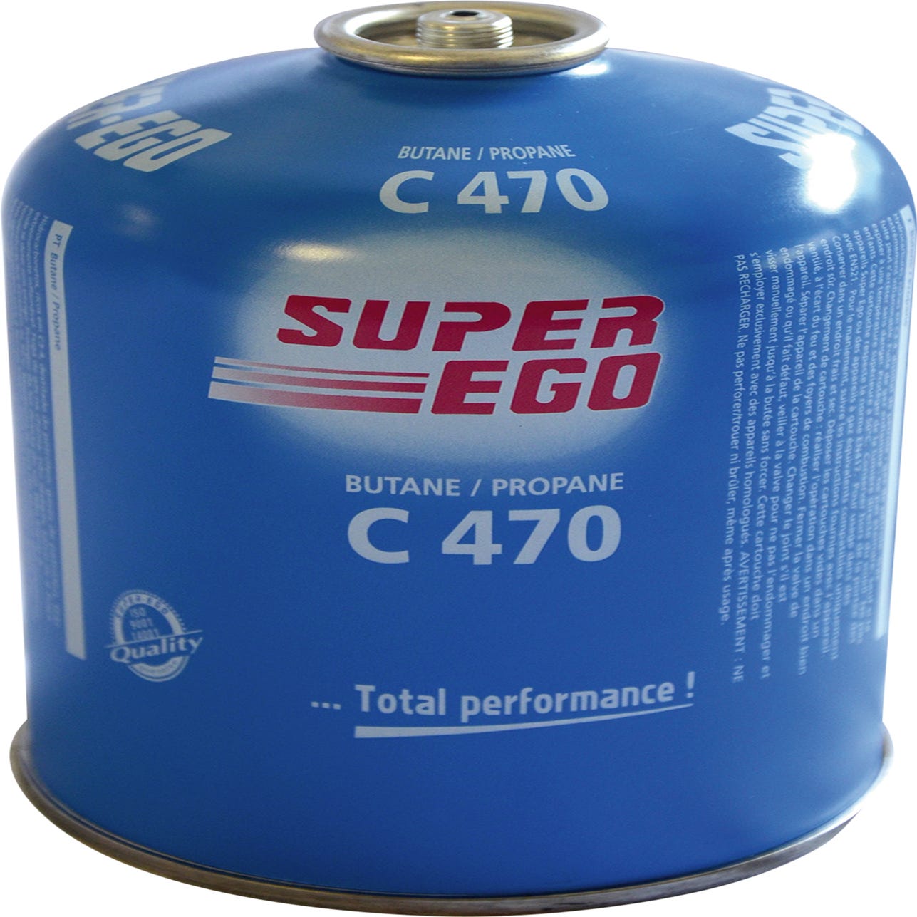 Cartucho de gas para candileja SUPER EGO C470 de butano 0.72 litros