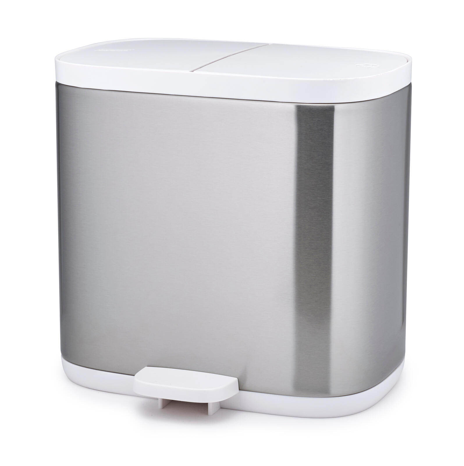 Papelera baño split gris 6l