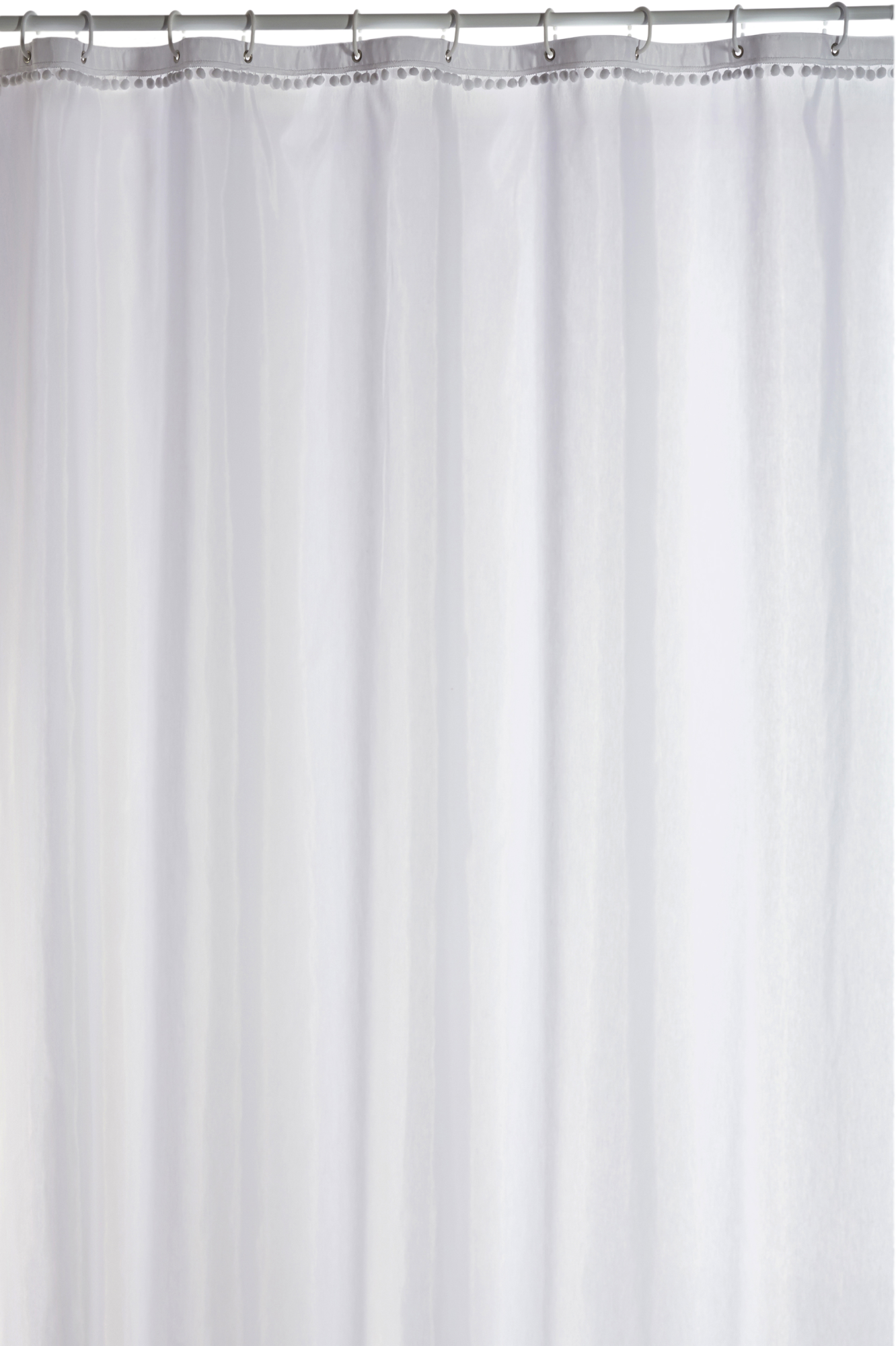 Cortina baño diana blanco poliéster 180x200 cm