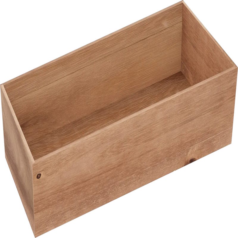 Porta utensilios de cocina Yanila madera maciza acacia — Koduz