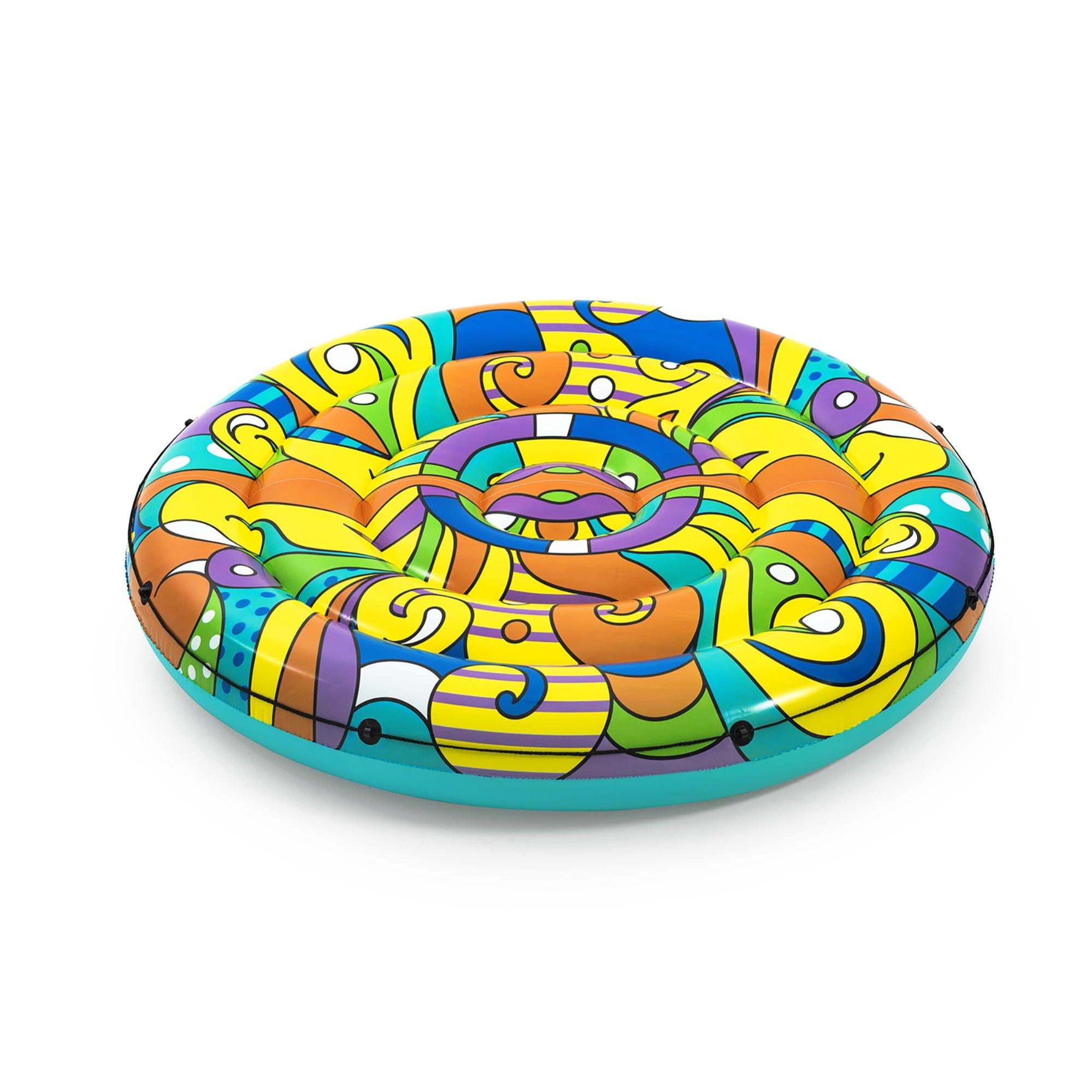 Hinchable isla flotante pop art 188cm de la marca Bestway