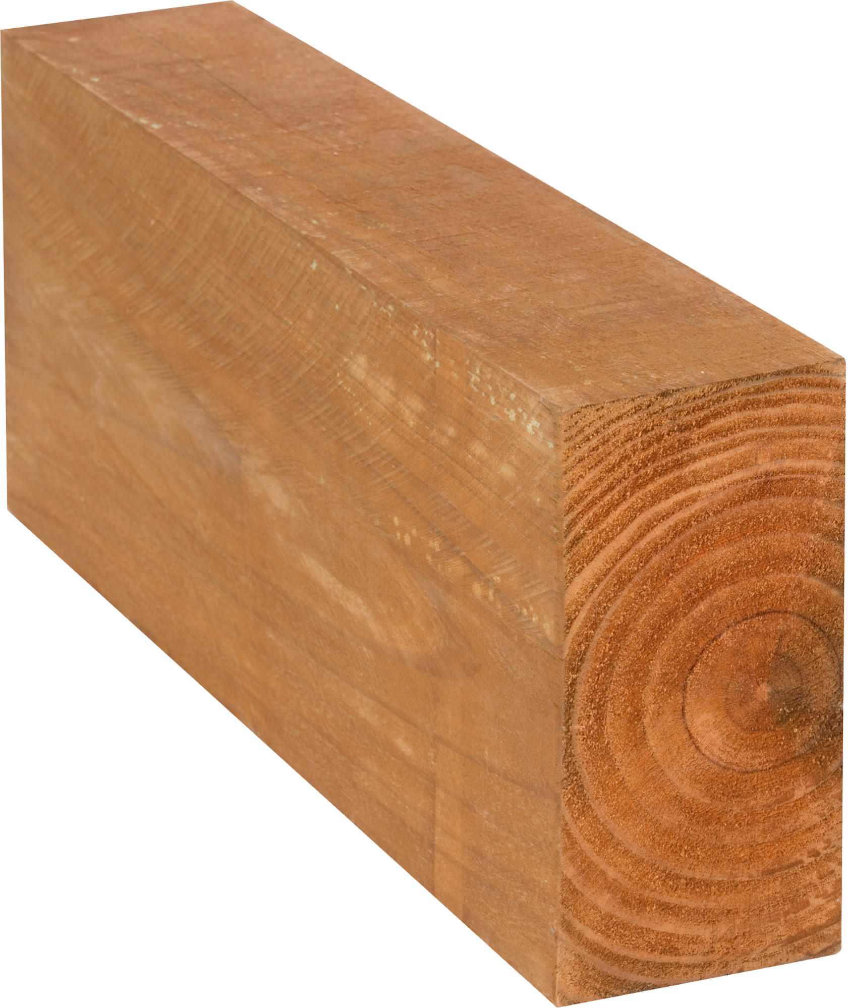 Traviesa de madera tintada para exterior 10x20x200 cm de la marca Sin marca