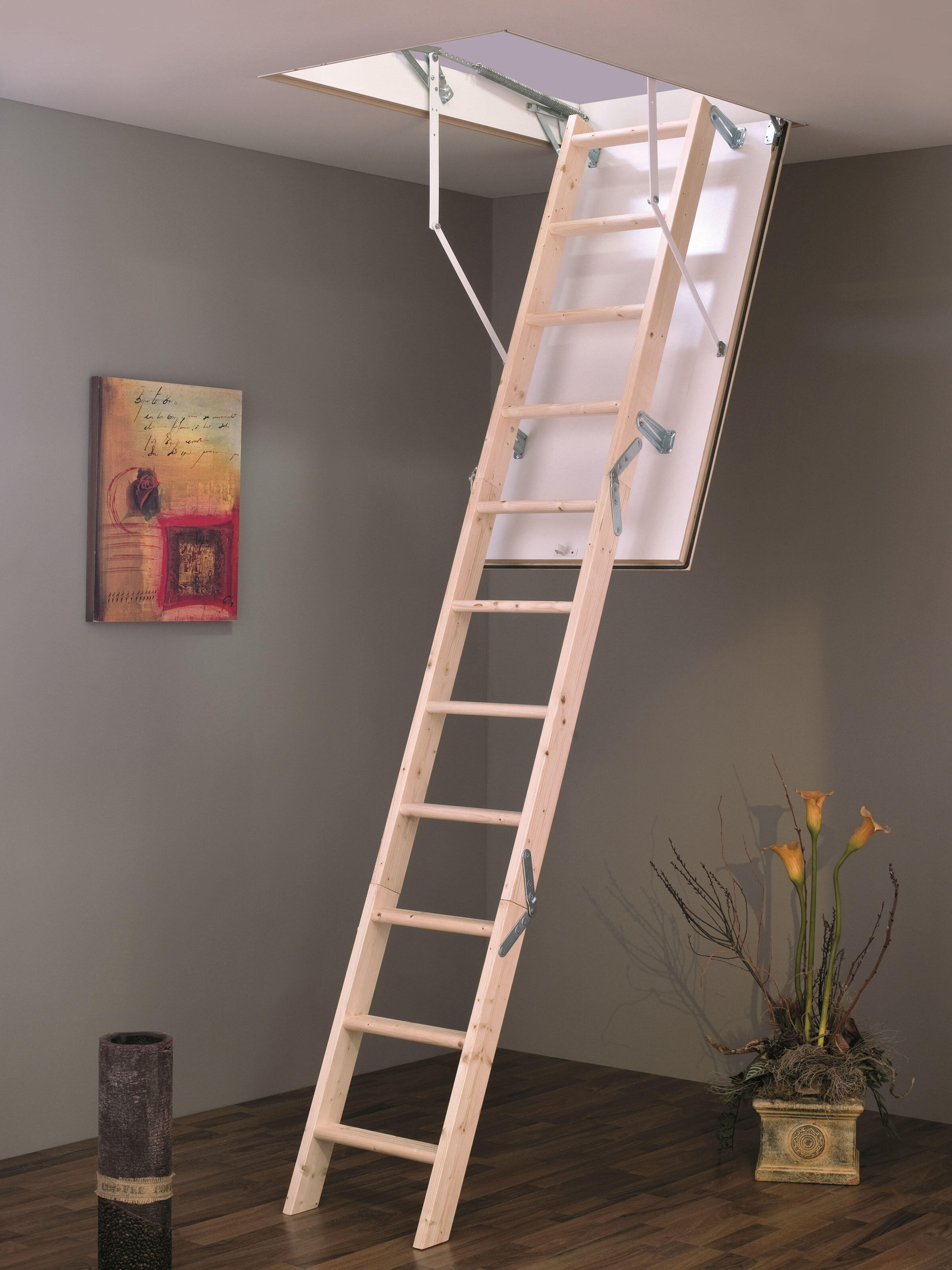 Escalera escamoteable isowood 140x70cm