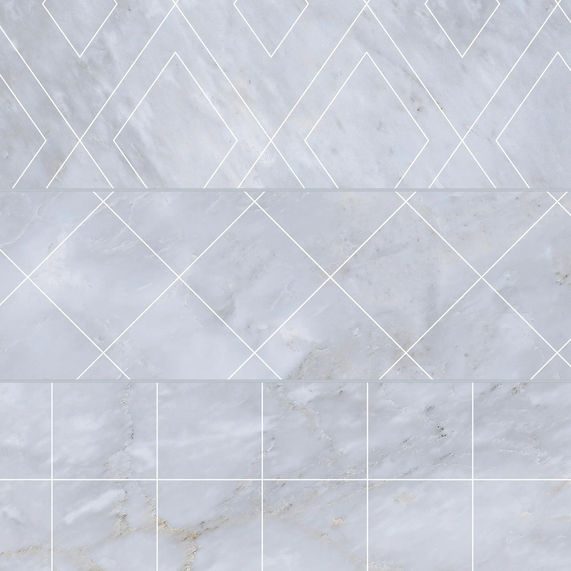 Suelo/azulejo cerámico velvet efecto mármol gris 33.15x33.15 cm c1