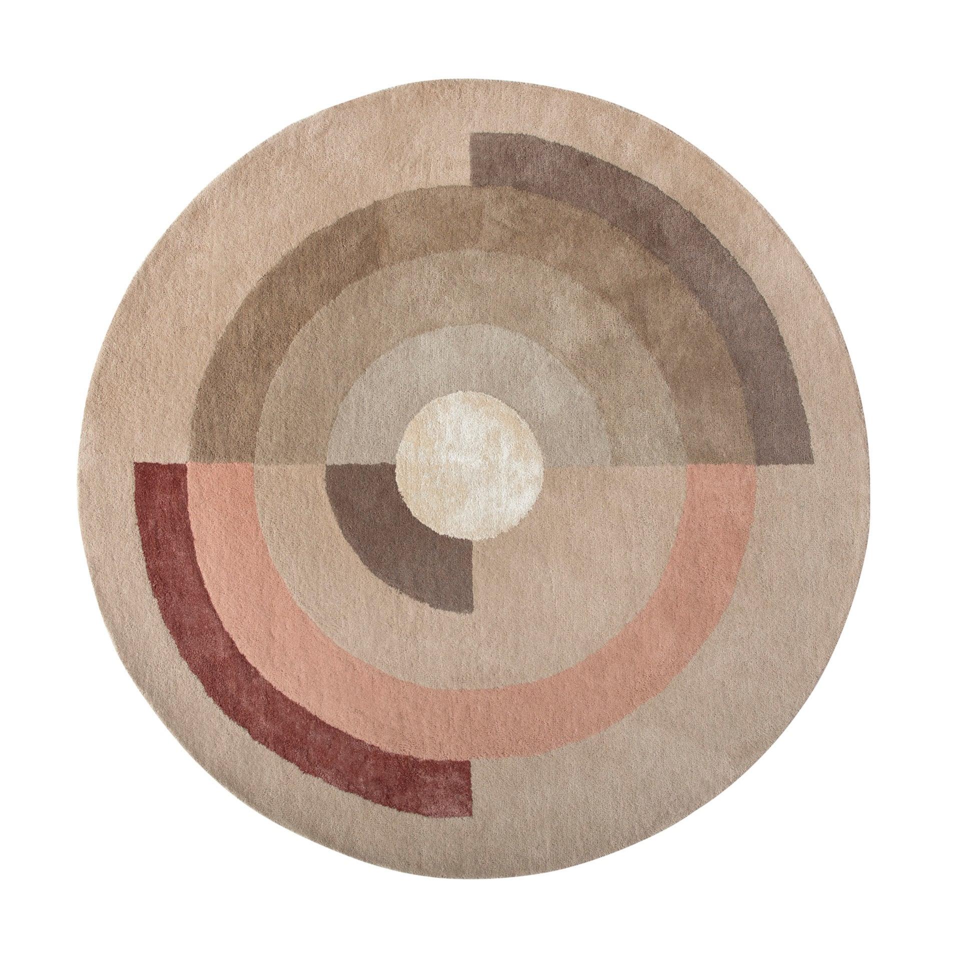 Alfombra de lana onda beige 220 cm de la marca PARENTESI QUADRA