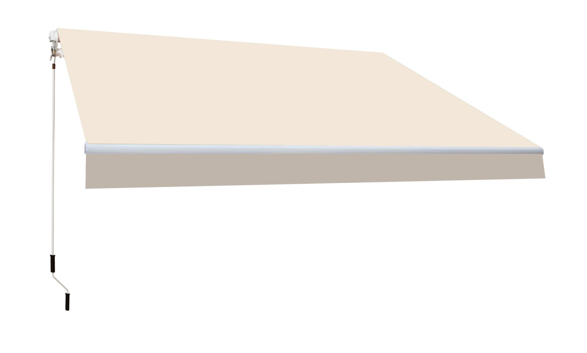 Toldo manual enrollable classic 395x250 cm crudo de la marca Sin marca