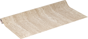 Estor enrollable translúcido Petra Lino marrón de 105x250cm