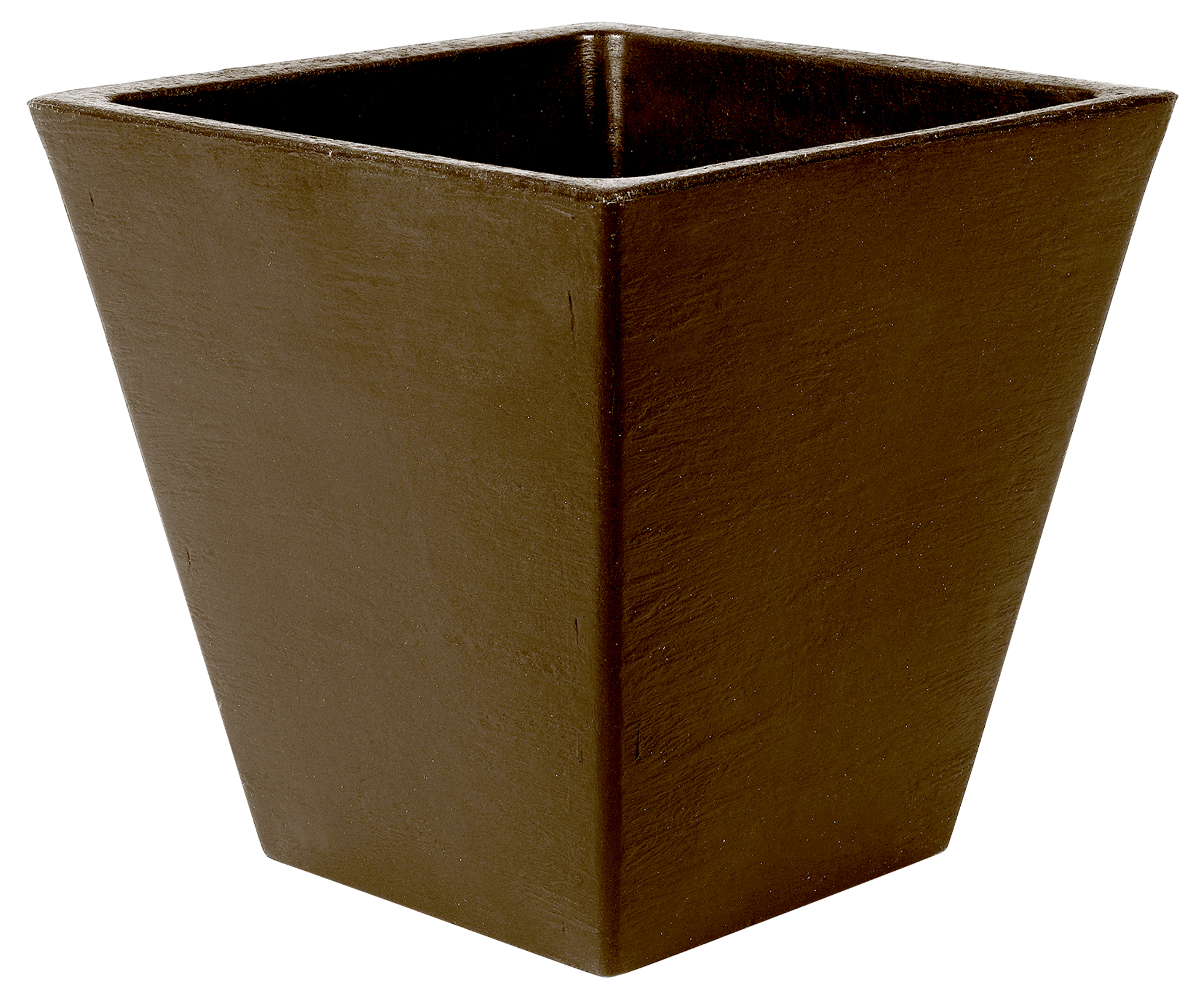 Maceta camomila de 40 cm bronce