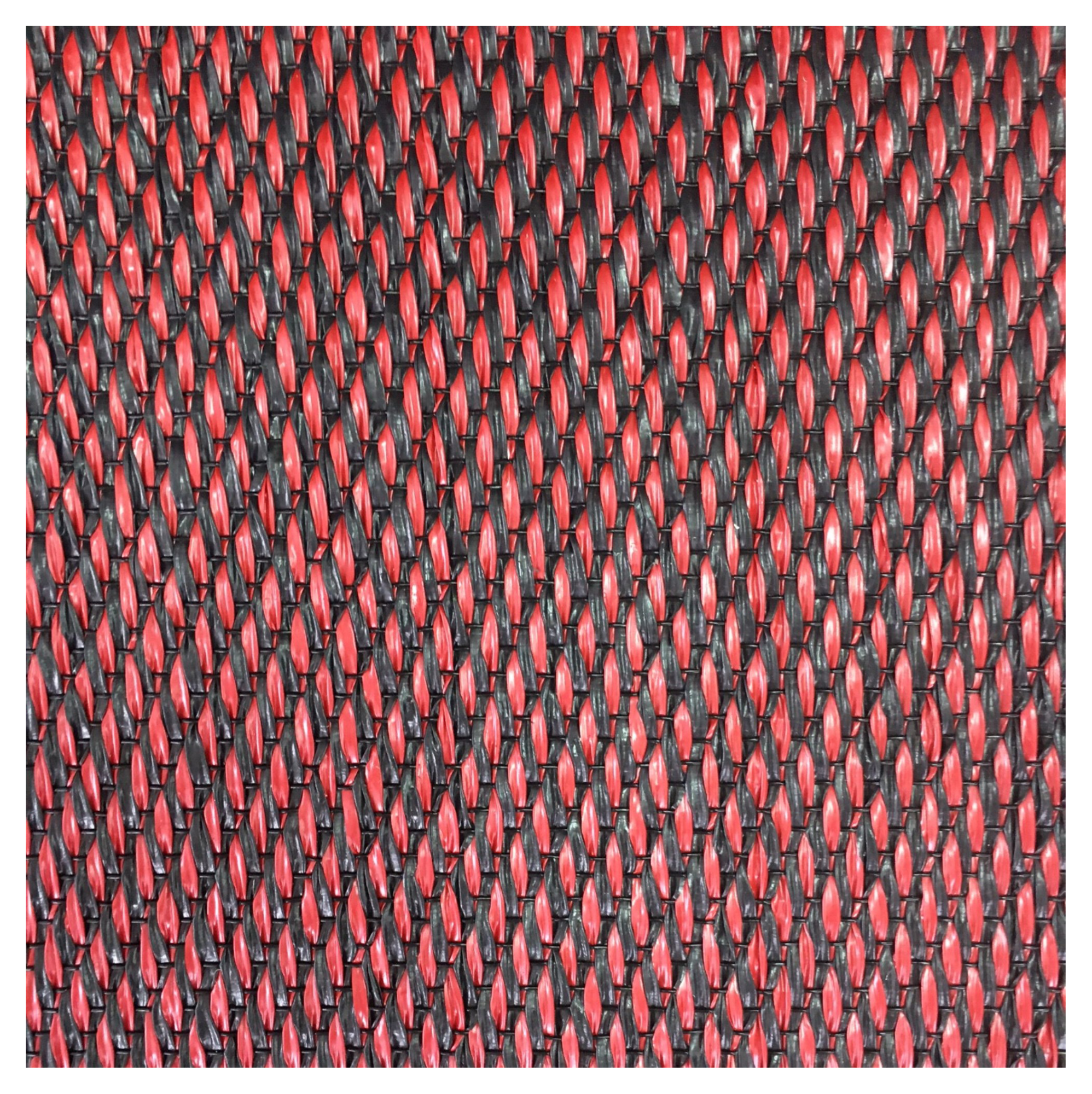 Alfombra pie de cama exterior/interior pvc teplon jacquard rojo 45x60cm de la marca TEMYPLAST