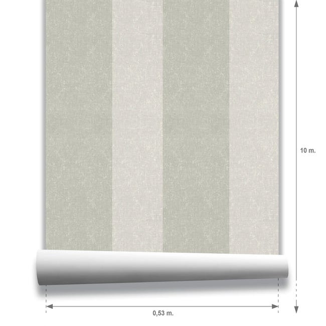 Papel pintado tnt imitación materia Madera Tetris 5007-6 gris