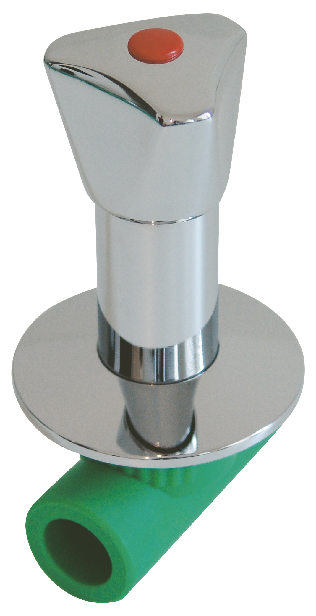 Válvula corte ppr mando cromo hembra ø25mm