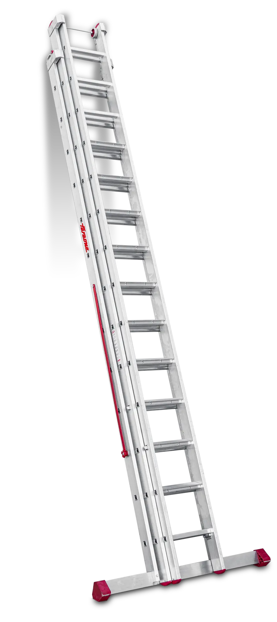 Escalera multiusos aluminio 13+14+14 peldaños 9,35 m altura máxima