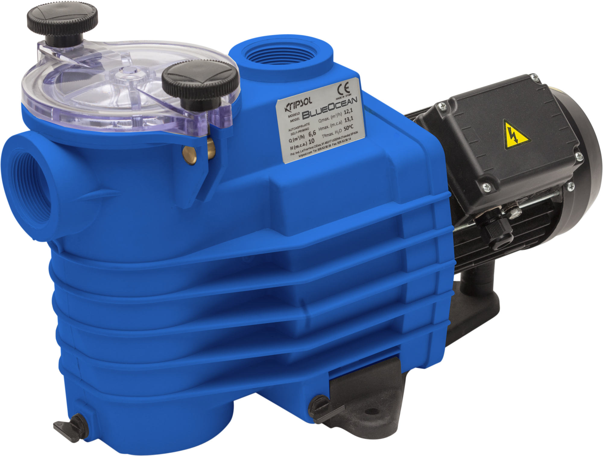 Bomba de piscina hayward blue ocean 0.75 cv para una piscina de de 15 a 20 m3 de la marca HAYWARD