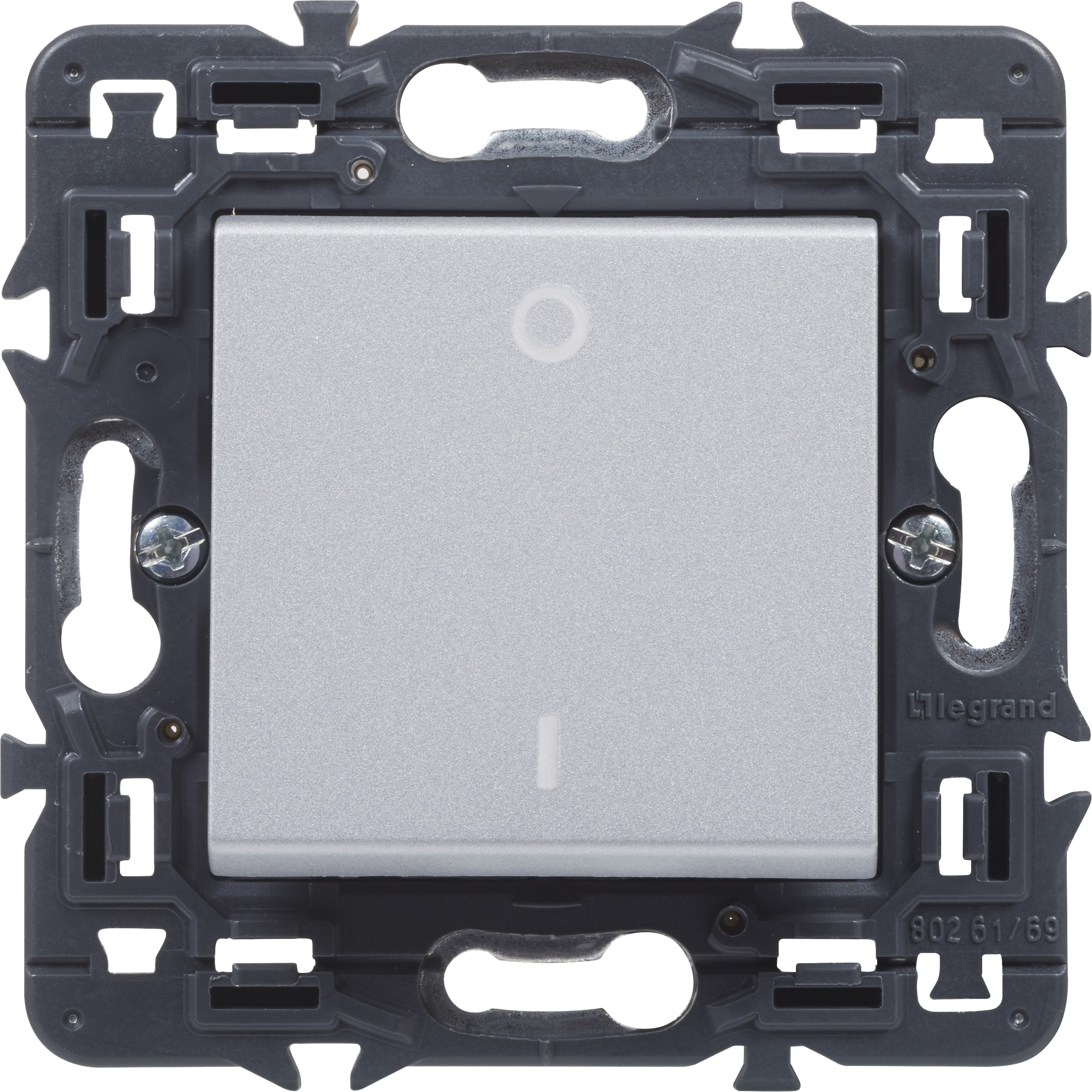 Interruptor legrand valena next aluminio