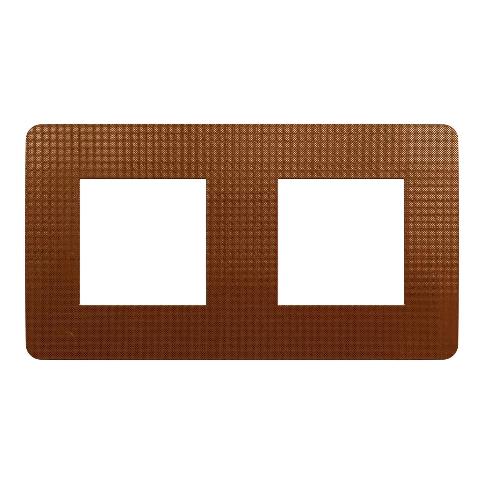 Marco doble studio metal cobre bl