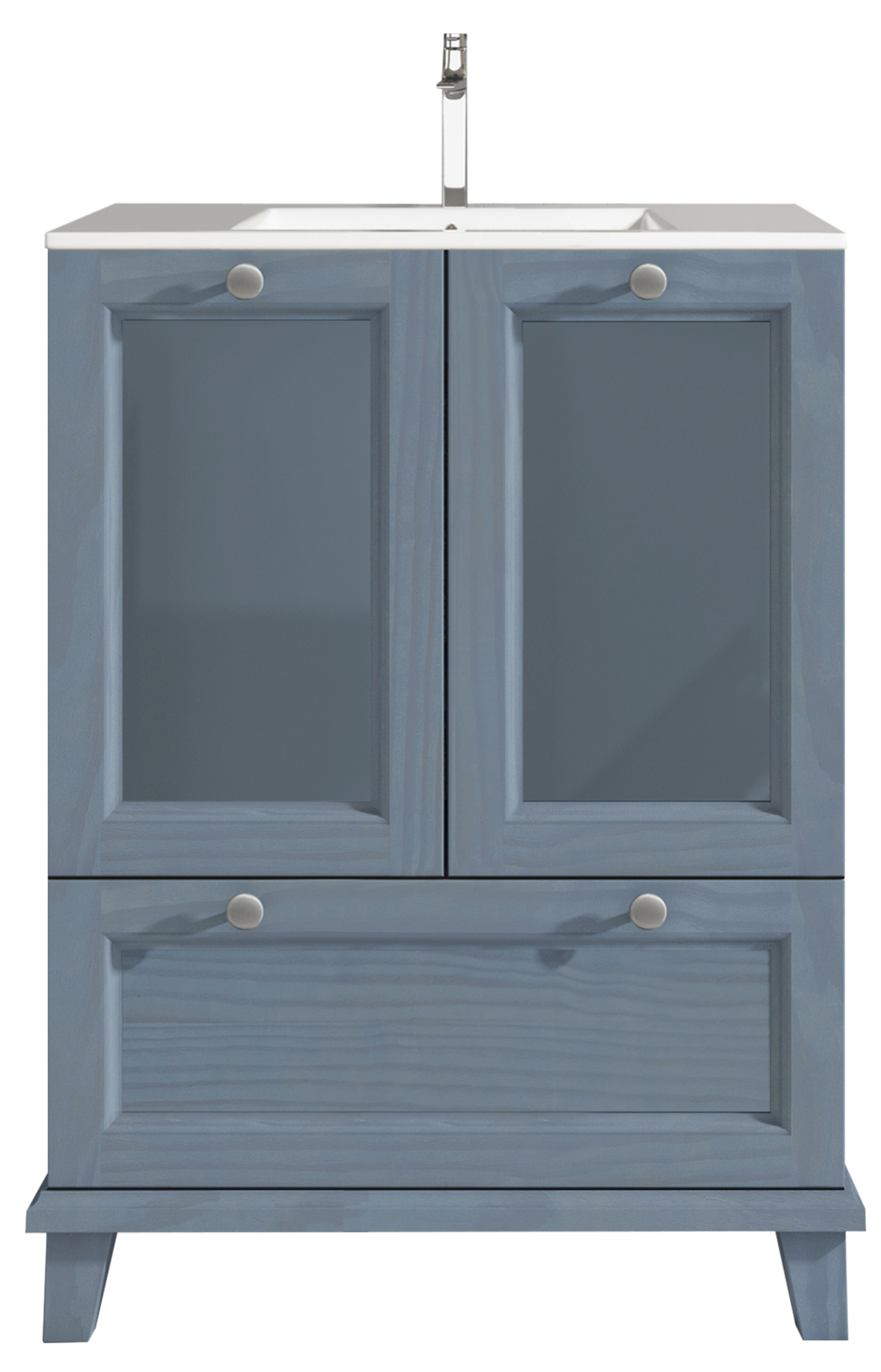 Mueble de baño unike azul 60x45 cm de la marca VISOBATH Mueble de baño unike azul 60x45 cm de la marca VISOBATH