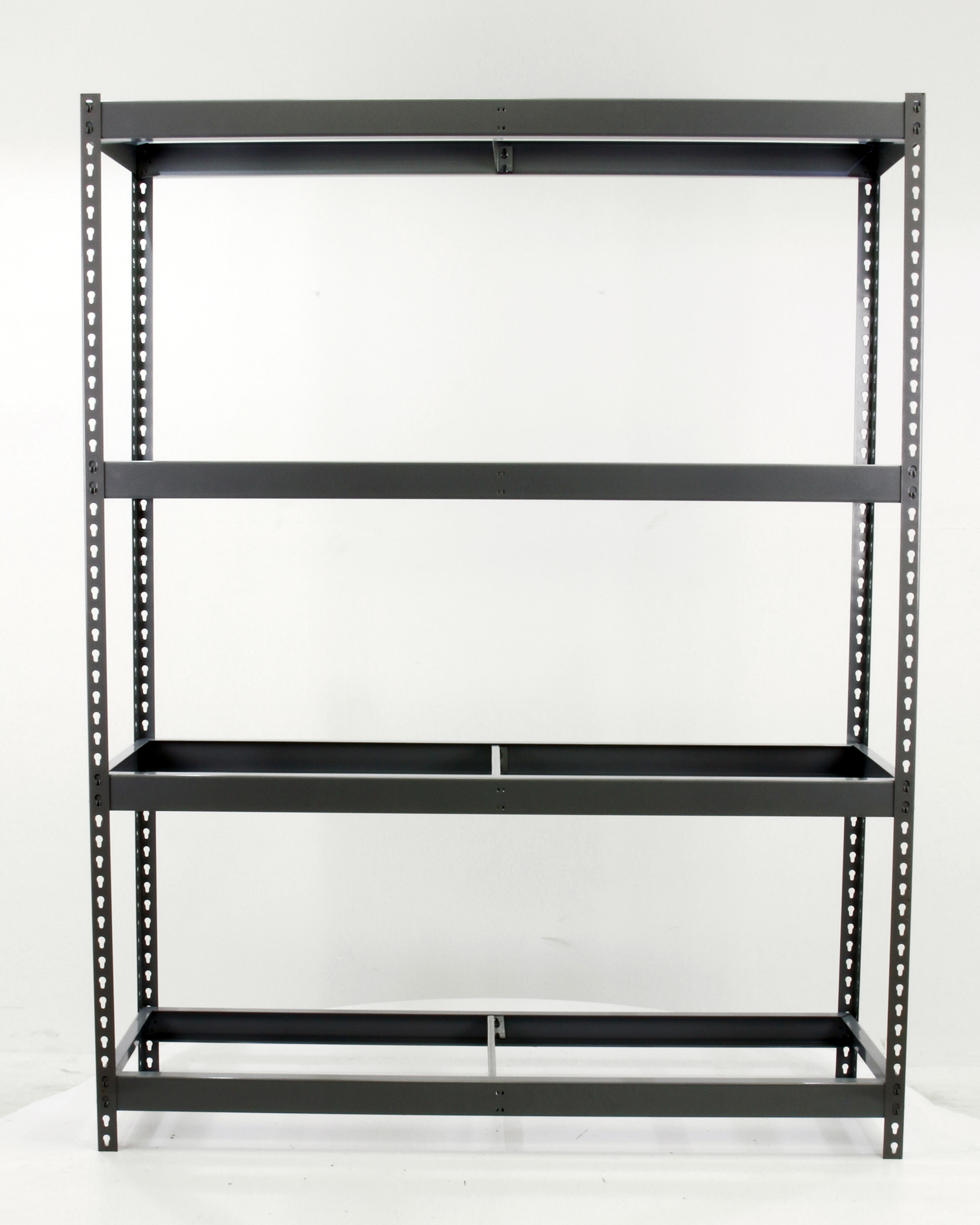 Estantería metálica en kit de acero de 45x150 cm y carga max. 600 kg por balda