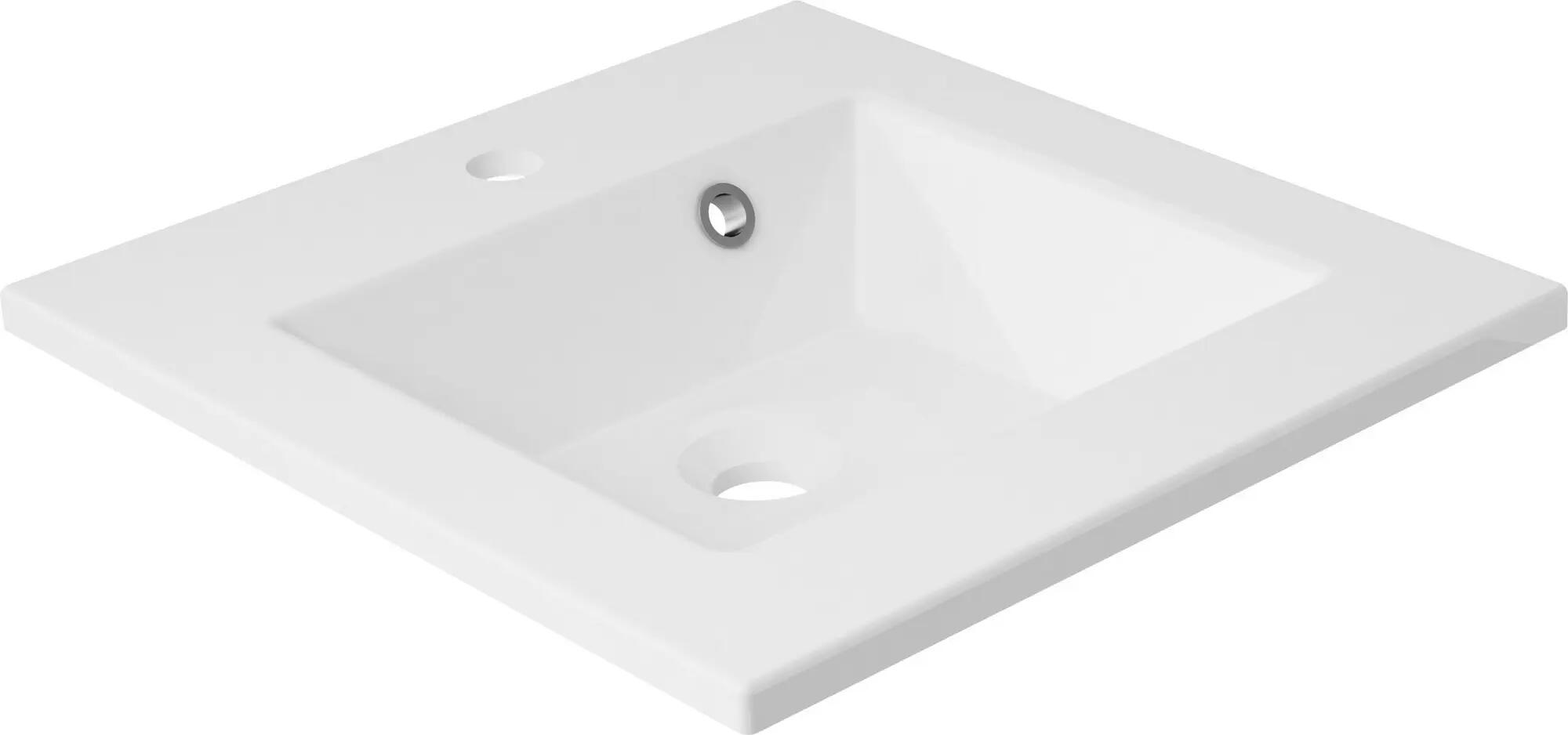 Lavabo modern blanco 46x11.2x48.5 cm