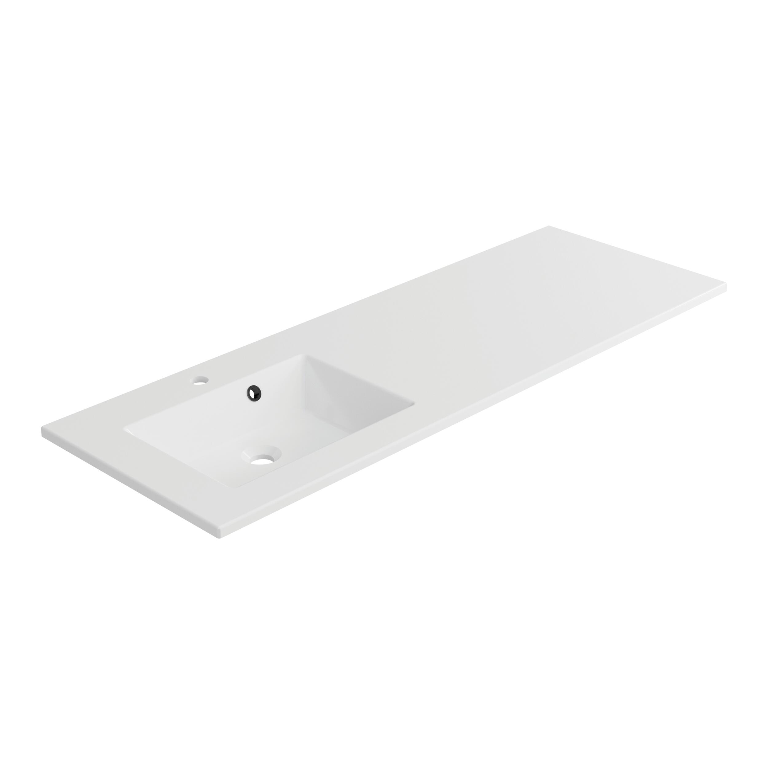 Lavabo modern blanco 136x11.2x48.5 cm
