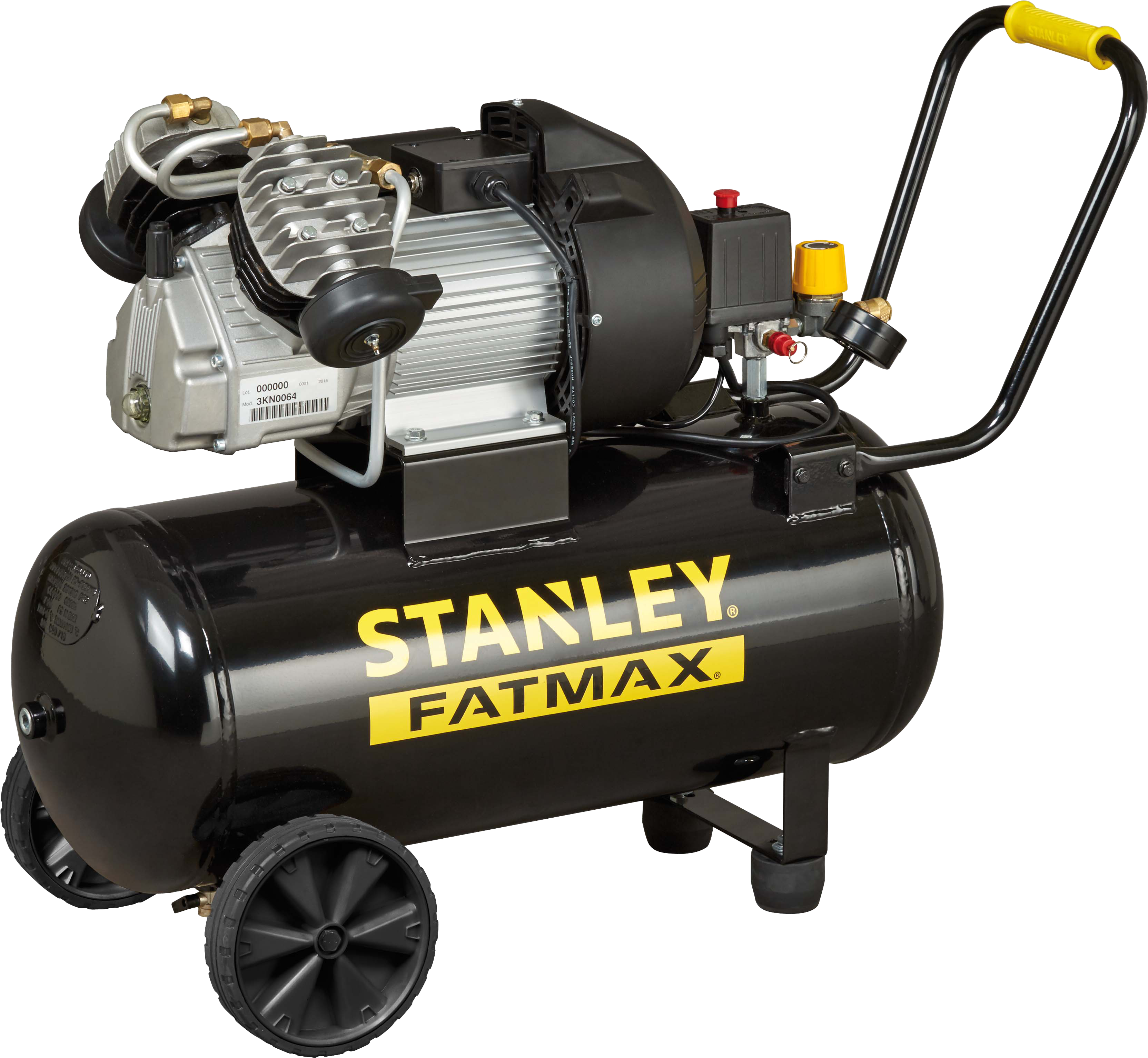Compresor aceite stanley fatmax dv2 400/10/50 de 3 cv y 50l de depósito