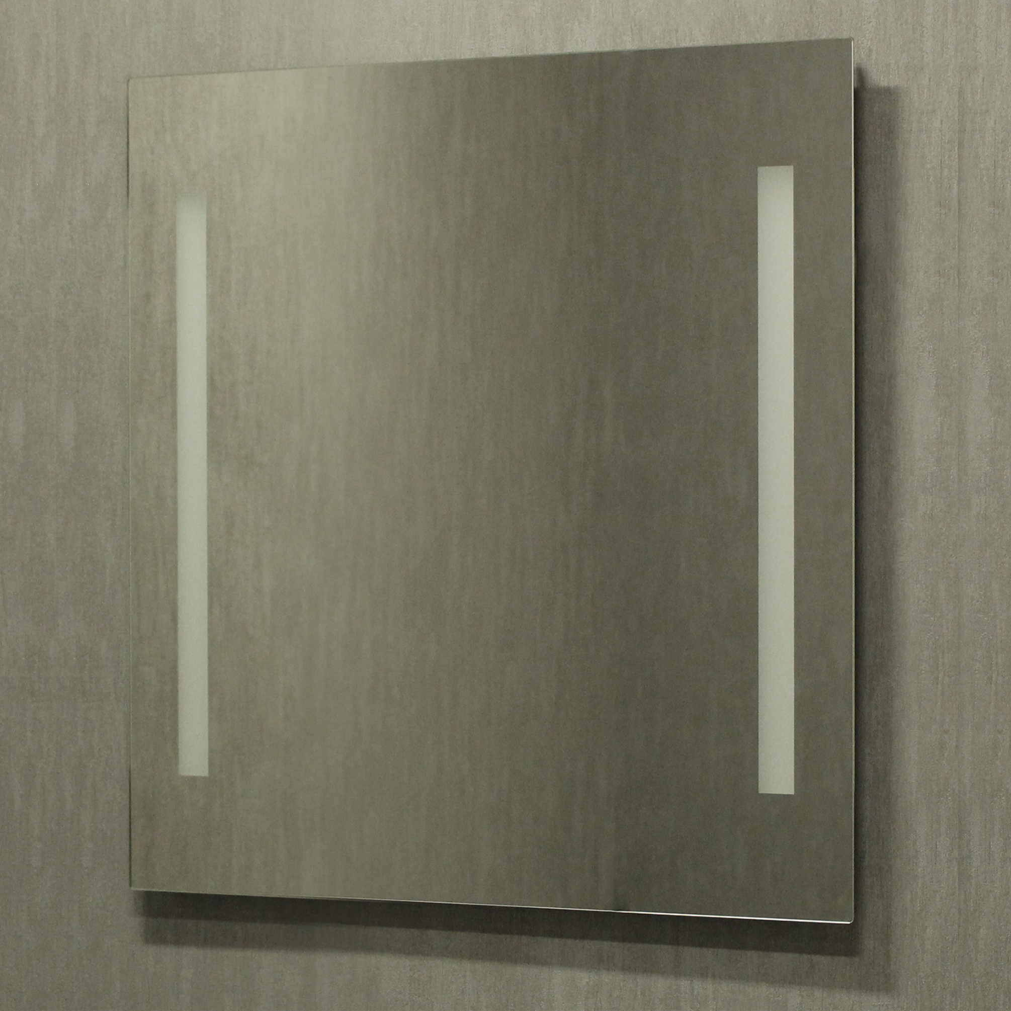 Espejo de baño con luz led alix antivaho 70x70 cm
