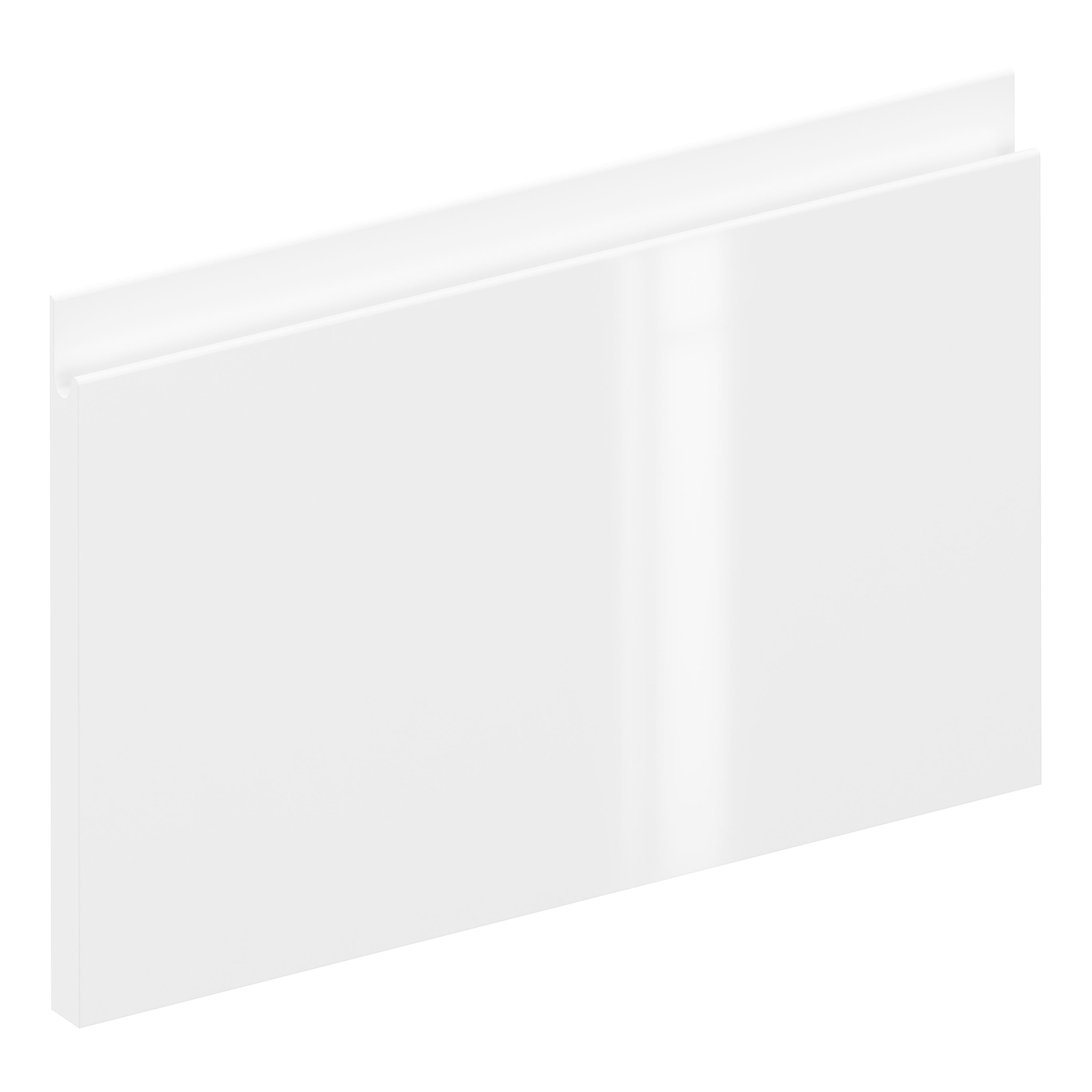 Frente de cajón de cocina tokyo blanco brillo h 25.6 x l 40 cm