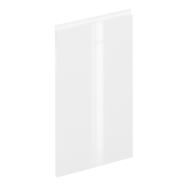 Puerta para mueble de cocina Sevilla blanco brillo H 76.8 x L 45 cm