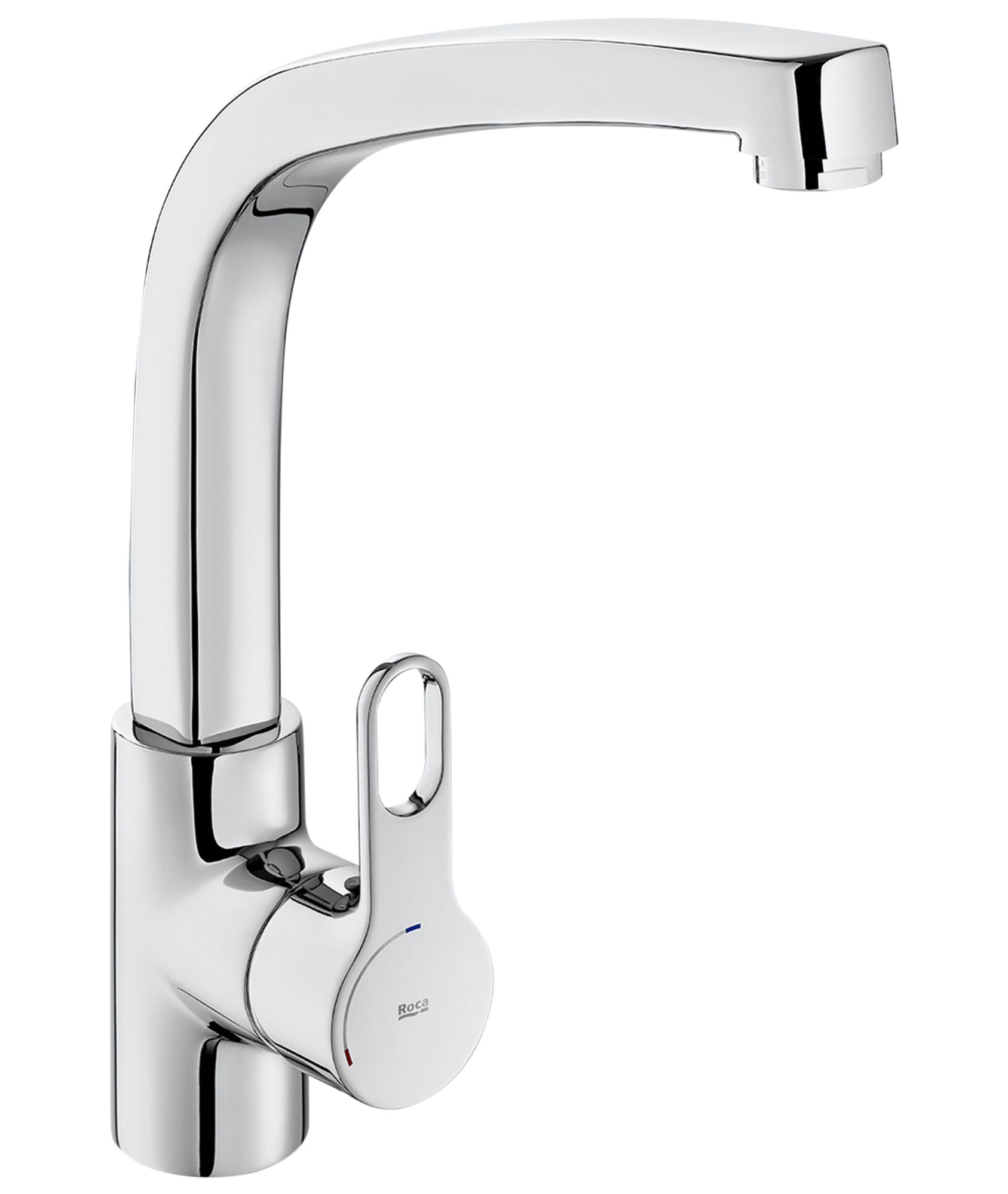 Grifo de Cocina monomando ROCA Atis cold start cromado Leroy Merlin