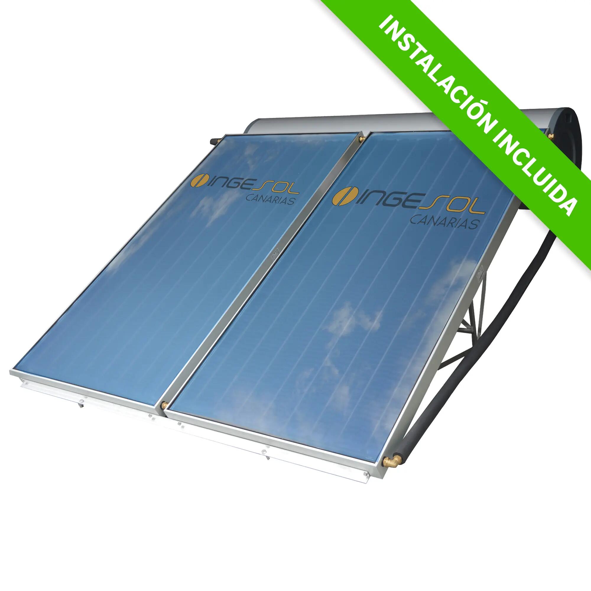 Equipo solar termosifón ingesol 300l instalación incluida excl. canarias