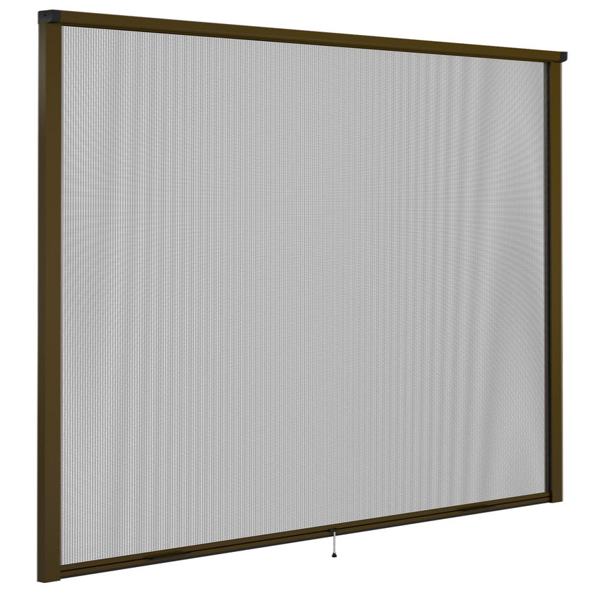 Puerta mosquitera automática blanca - Anchura máxima 140 cm