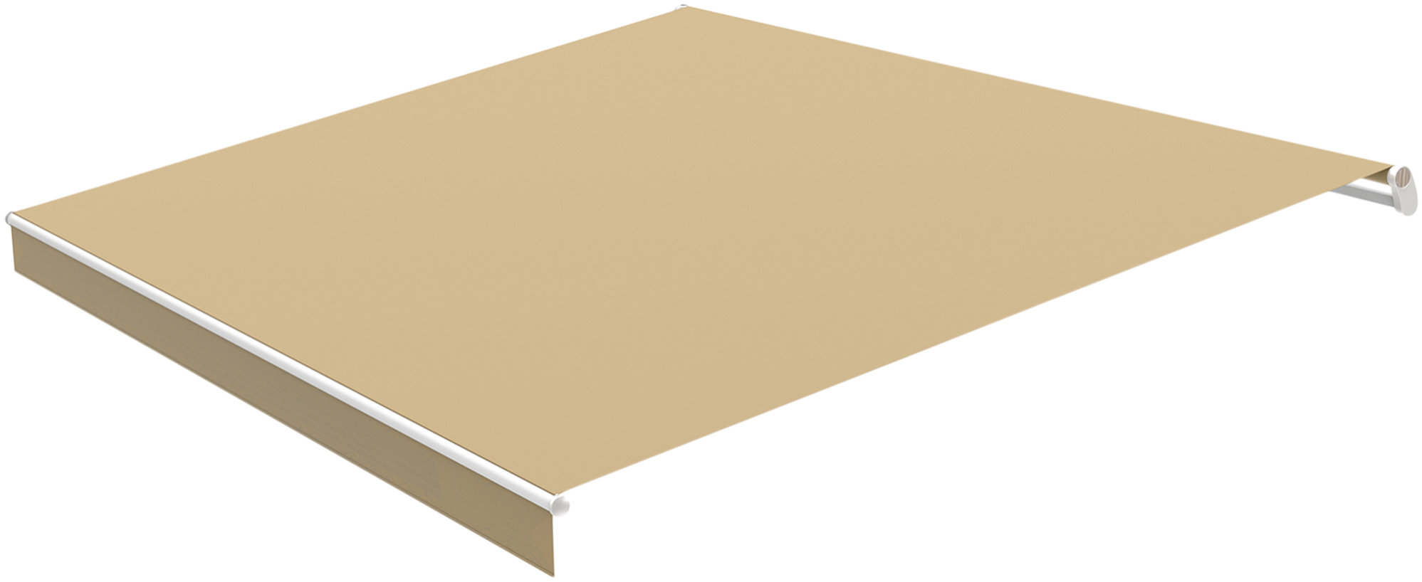 Toldo en kit kronos noe scandi manual blanco con tela beige 2 5x2 m de la marca SMARTSUN