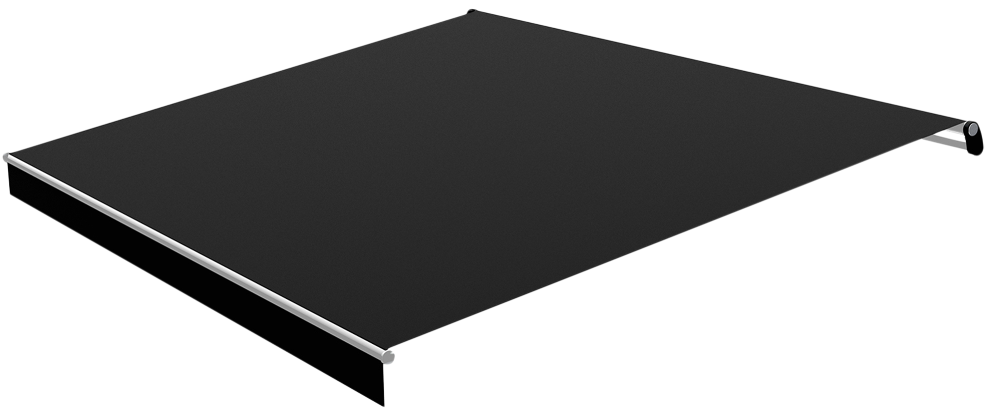 Toldo en kit kronos noe alux manual blanco con tela gris 3x2 m de la marca SMARTSUN