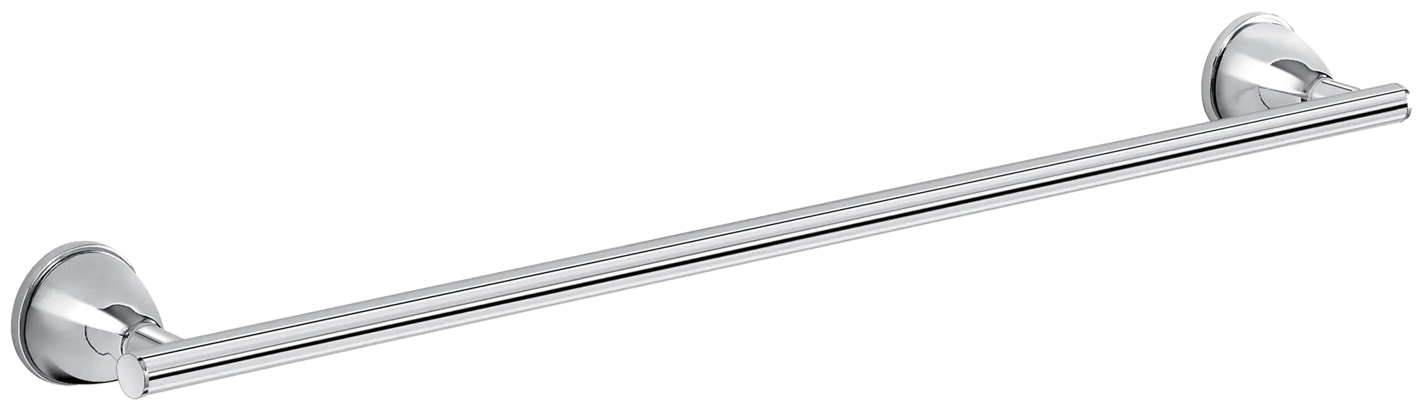 Toallero genziana plata cromado brillante 45x3.8 cm