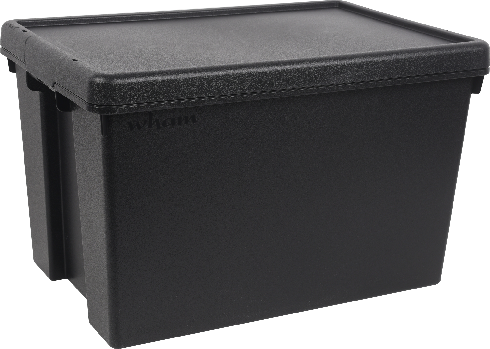 Caja bambox reciclada negro de 37x40x59 cm 62l