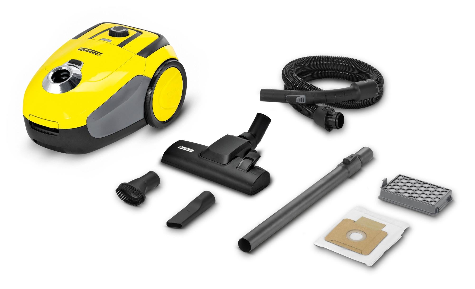 5 Sacchetti Microfibra + Filtro Per Bosch PRO PARQUET 1800W | Compatibile BSA2822GB/05 E Serie D/E/F/G/H