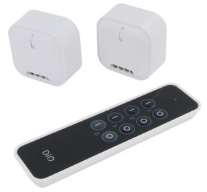 Kit de 3 enchufes nano On/Off + mando a distancia 3 canales - DiO 1.0